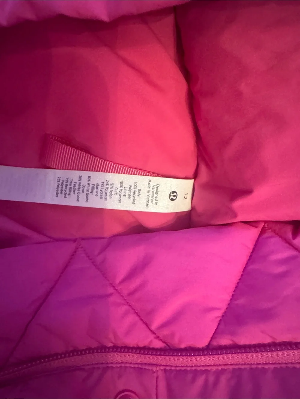 Hot pink cropped Lulu jacket